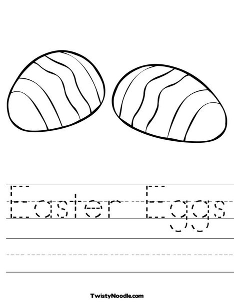 easter eggs pictures print. 2 Easter Eggs Worksheet. Print