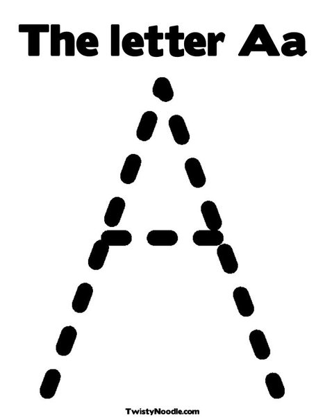 the letter a coloring sheet. Print Your Coloring Page