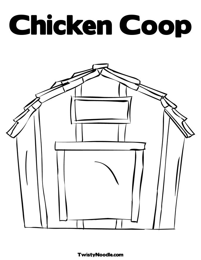 chicken coop clipart - photo #31