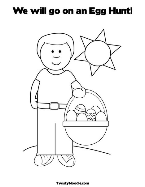 coloring pages for easter basket. Print Your Coloring Page