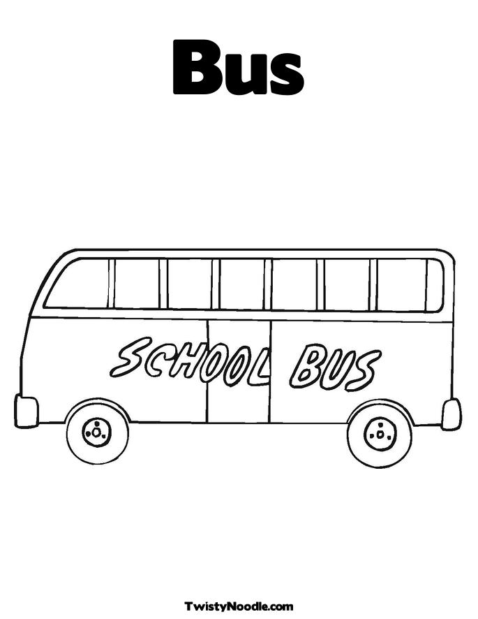 school bus coloring page. School Bus Coloring Page.