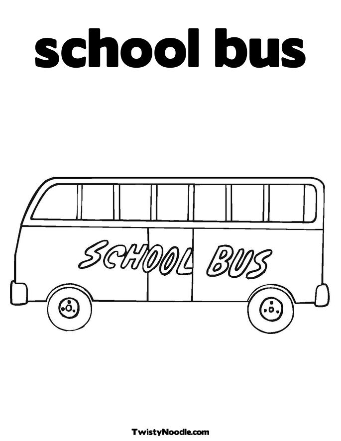 school bus coloring page. School Bus Coloring Page.