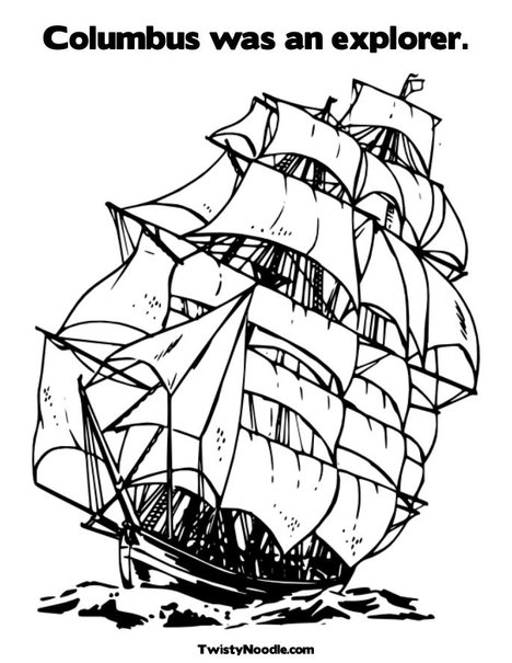 jacques cartier boat coloring pages - photo #27
