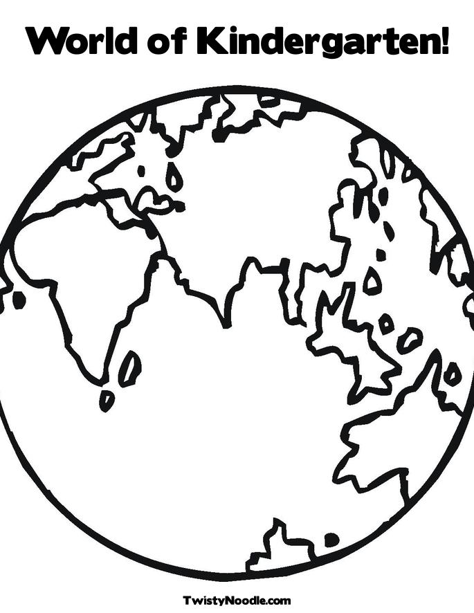 earth day coloring pages kindergarten. Earth Coloring Page.