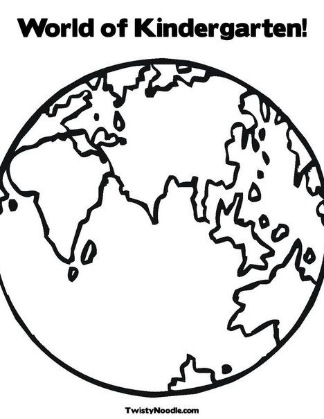 earth day coloring book. Earth Coloring Page