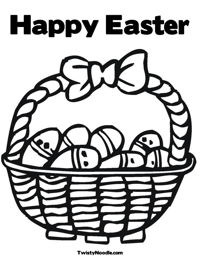 happy easter coloring sheets. Happy Easter Coloring Page