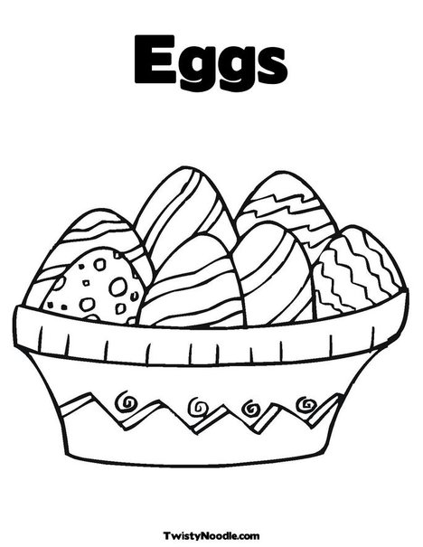 plain easter eggs coloring pages. Easter Eggs Coloring Page