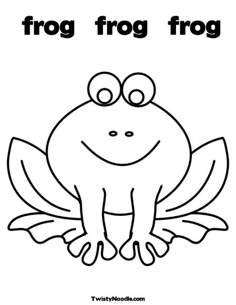 tree frog coloring page. F is for Frog 2 Coloring Page