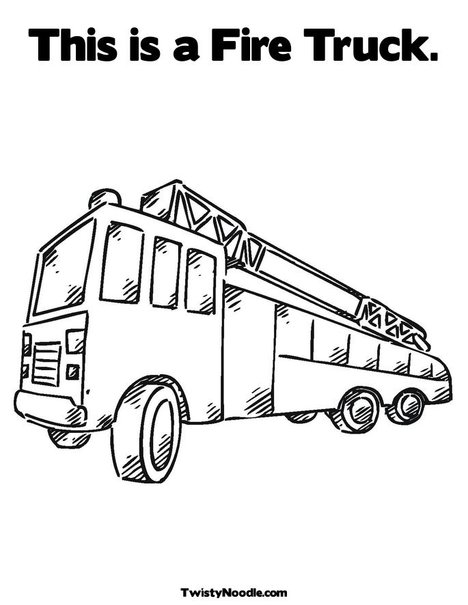 Firetruck Coloring Page. Fire Truck Coloring Page. Print This Page (it#39;ll print fullscreen). Social Noodle: Tweet. Customize Your Coloring Page