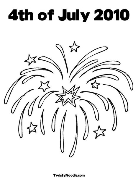 fourth of july fireworks coloring pages. Fireworks Coloring Page