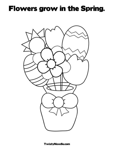 spring coloring pages for kids. Print Your Coloring Page