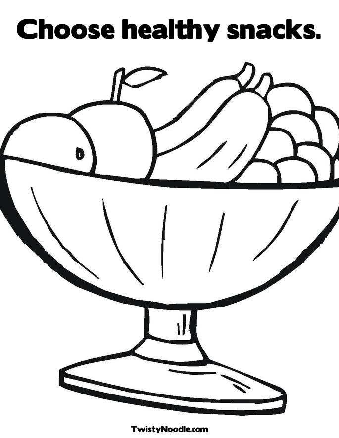 healthyfood Colouring Pages (page 2)