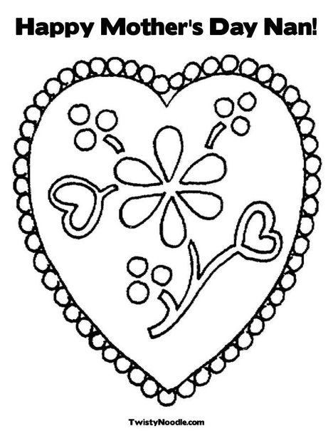 mothers day flowers colouring pages. Print Your Coloring Page
