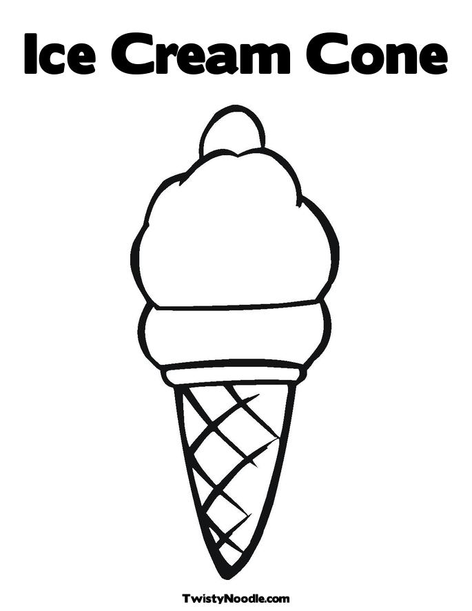 icecream sundae coloring pages - photo #36