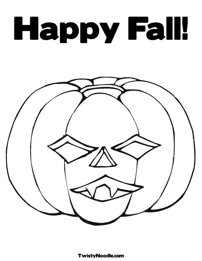 jack o lantern coloring pages - photo #49