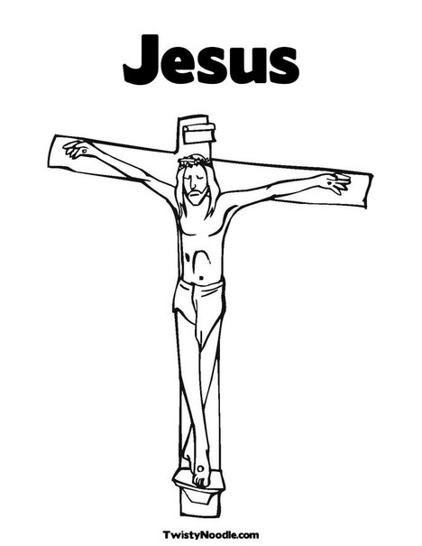 coloring pages easter jesus. Jesus Coloring Page