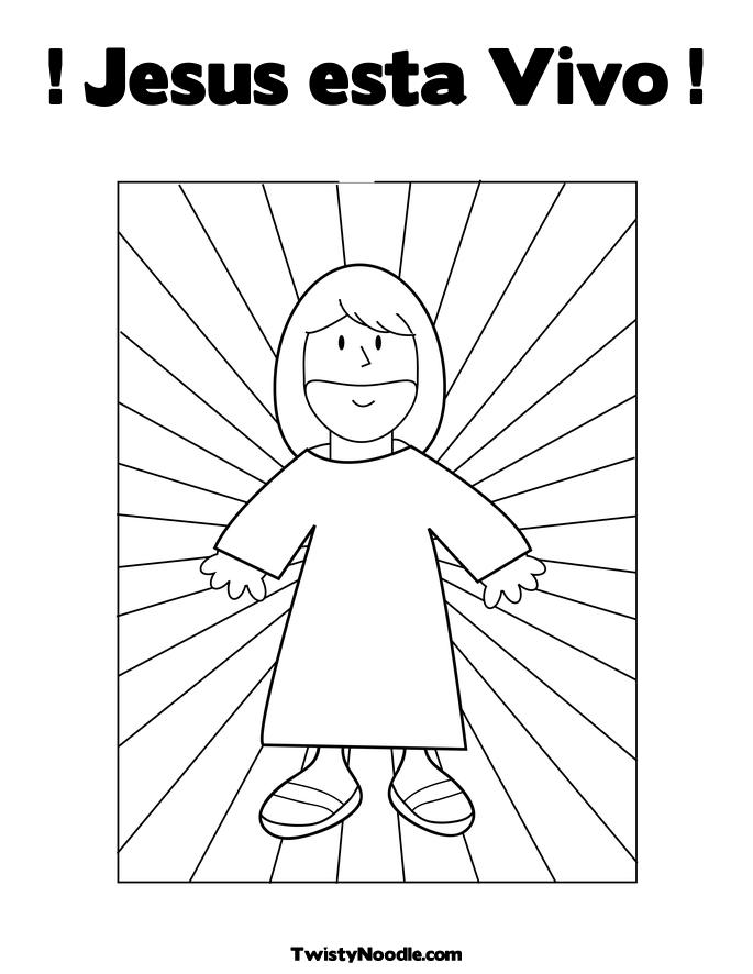 coloring pages easter jesus. Coloring Page - Jesus with