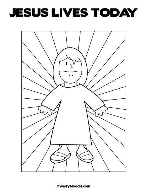 jesus tomb coloring pages. coloring pages easter jesus. Jesus with Light Coloring Page