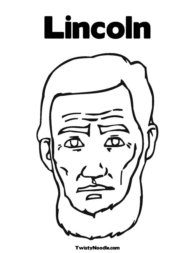 abe lincoln coloring pages with facts - photo #21