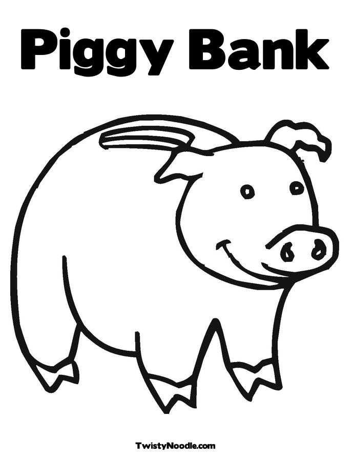 Clip Art Piggy Bank. clipart batman and robin