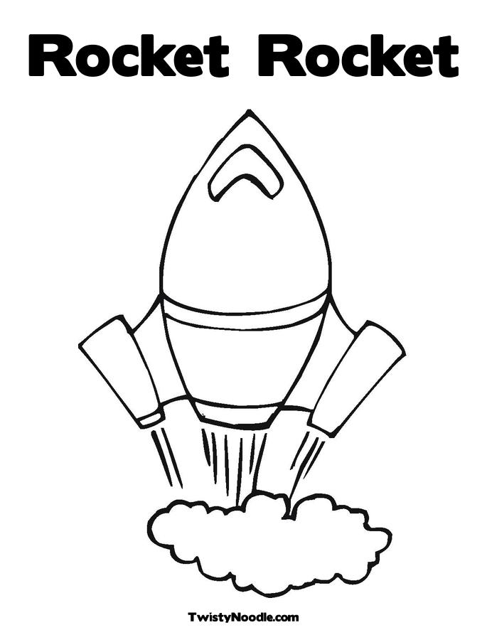 Coloring Pages Rockets. Rocket Coloring Page.