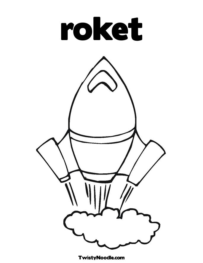 Coloring Pages Rockets. Rocket Coloring Page.