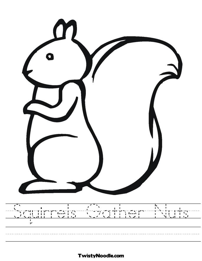 squirrels with nuts. Squirrels Gather Nuts