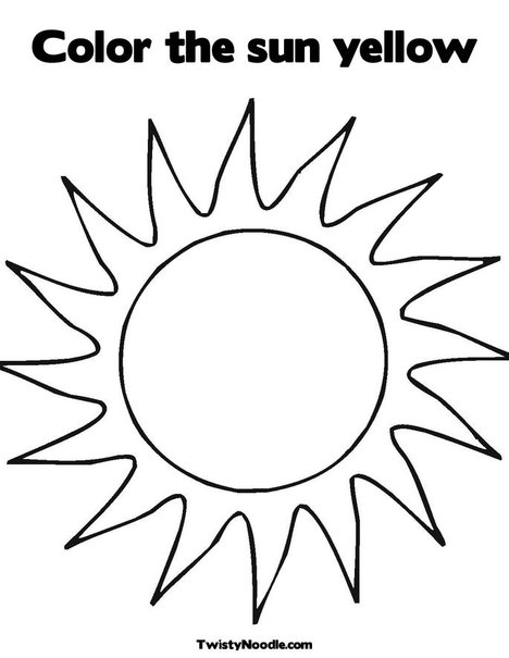 yellow things coloring pages - photo #12