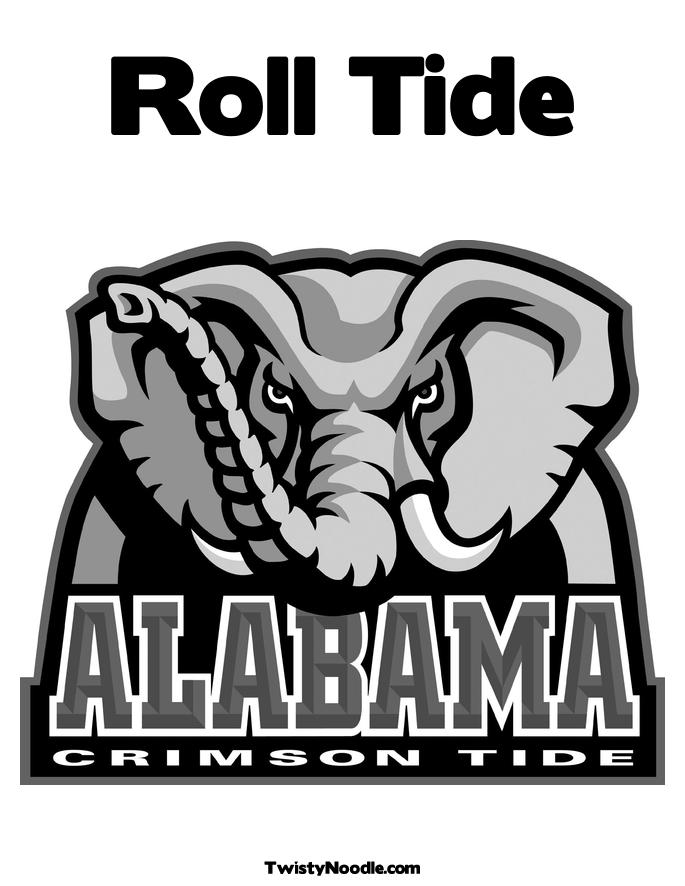 university of alabama coloring pages - photo #7